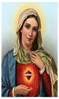 Santificada Virgen Maria Affiche