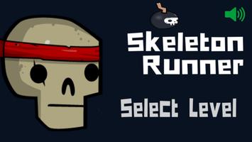 Skeleton Runner Affiche