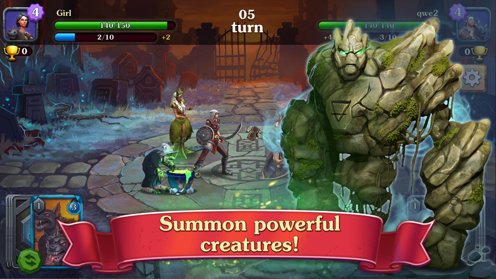 Cradle of Magic - card game, battle arena, rpg for Android - APK ...