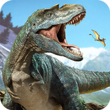chasse dinosaure défi 3D: jeu icône