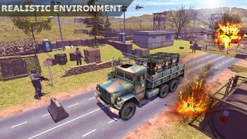 jeu simulateur de camion milit capture d'écran 3