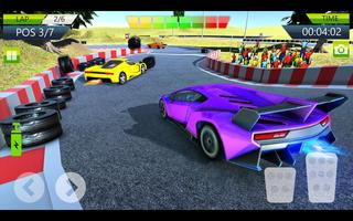 voitures de sport de course 3d capture d'écran 2