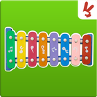 Music game for kids: Xylophone آئیکن