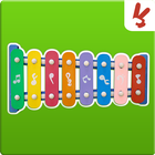 Music game for kids: Xylophone icône