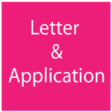Letter and Application icône