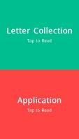 Letter and Application-poster