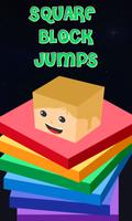 Stack it jump Cube Square Block - jump n stack Affiche