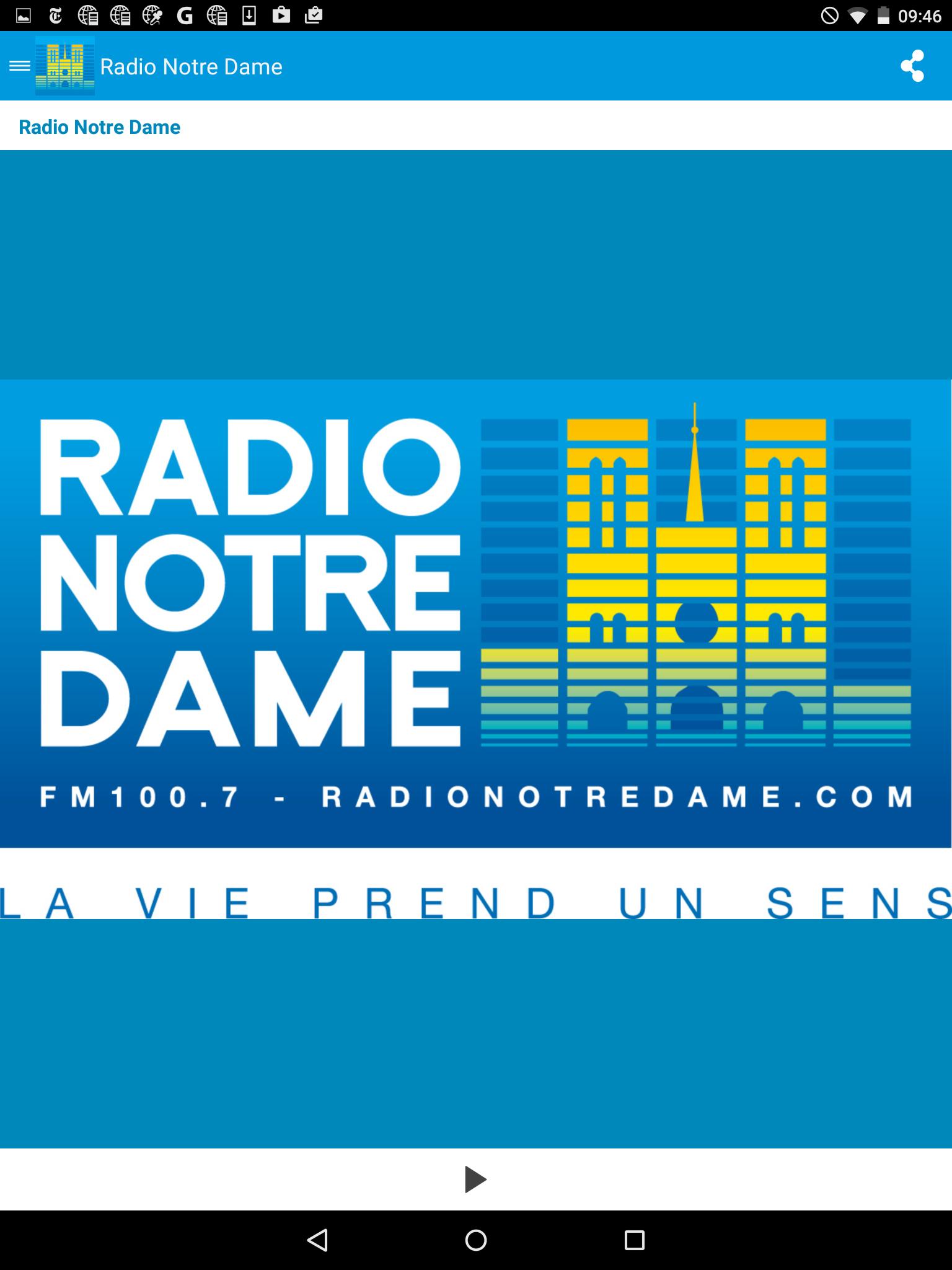Radio Notre Dame pour Android - Téléchargez l'APK