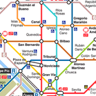 Mapa del Metro de Madrid icono