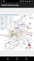 Madrid Metro Map (offline) پوسٹر