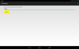 Plus Minus Math Game capture d'écran 2