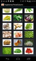 Vegetable Names (3 Lines) اسکرین شاٹ 1