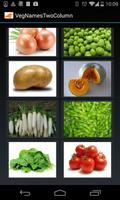 Vegetable Names (2 Lines) poster