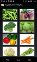 برنامه‌نما Vegetable Names (2 Lines) عکس از صفحه