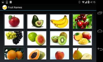 Fruit Names (4 line display) capture d'écran 1