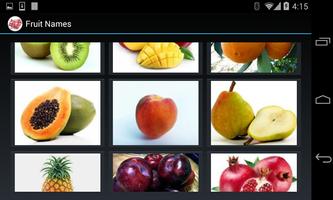 Fruit Names (3 line display) capture d'écran 1