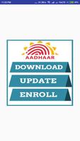 Aadhar card dawnload/Update/Status Affiche