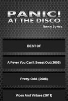 Panic! At The Disco Lyrics ポスター
