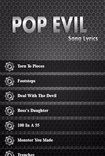 Pop Evil Song Lyrics APK for Android Download