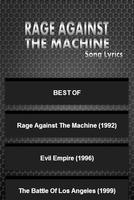 Rage Against The Machine Lyric Affiche