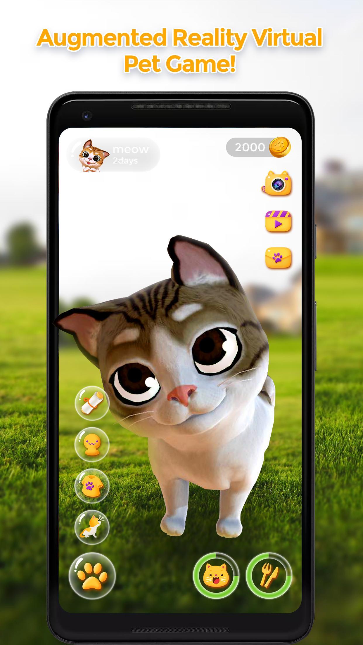 Pet apk. Виртуальные коты. Кошка в ar. Mini Pets игра. Виртуальные коты приложение.