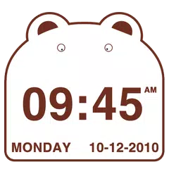 Cute Bear Clock Widget APK download