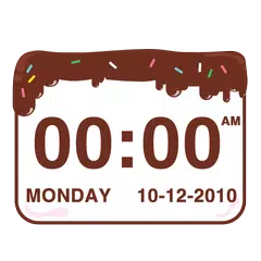 Chocolatecake Clock Widget APK download