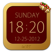 Boże Narodzenie Zegar widget