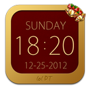 Boże Narodzenie Zegar widget aplikacja