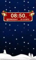 Christmas Clock Widget Affiche