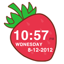Strawberry Clock Widget aplikacja