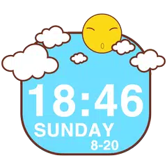 Sunshine Clock Widget