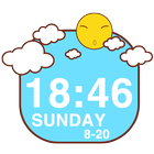 Sunshine Clock Widget ikon