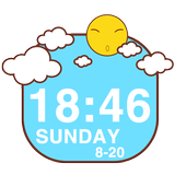 Sunshine Clock Widget simgesi