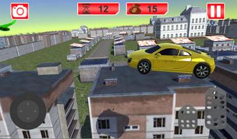 Futuristic Flying Car Racing imagem de tela 2