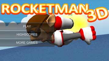 Rocketman 3D Jetpack Affiche