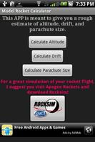 Model Rocket Calculator capture d'écran 2