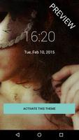 Woman Behind Mask Lock Screen اسکرین شاٹ 1