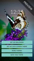 Butterfly Wall & Lock اسکرین شاٹ 1