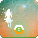 Girl in a Swing Wall & Lock aplikacja