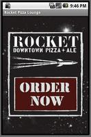 Rocket Pizza Lounge Affiche
