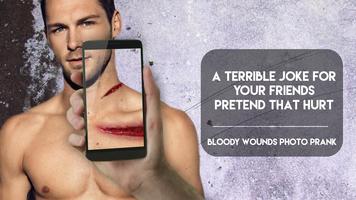 Bloody Wounds Photo PRANK Affiche