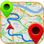 GPS, Maps, Navigations & Route Finder Zeichen