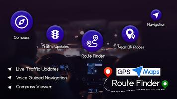 Poster GPS, Maps, Navigations & Route Finder