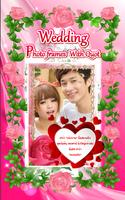 Wedding Photo Frame With Quote постер