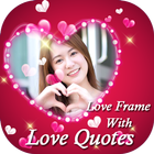 Love Photo Frames With Quotes icône