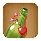 Spin the bottle: Online flirt and chat icône