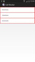 BlackList Number captura de pantalla 1