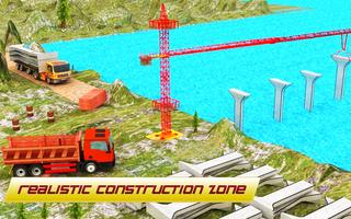Bridge Construction 3D : Real City Crane Simulator تصوير الشاشة 1