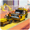 Construction Simulator : Heavy Crane Road Builder